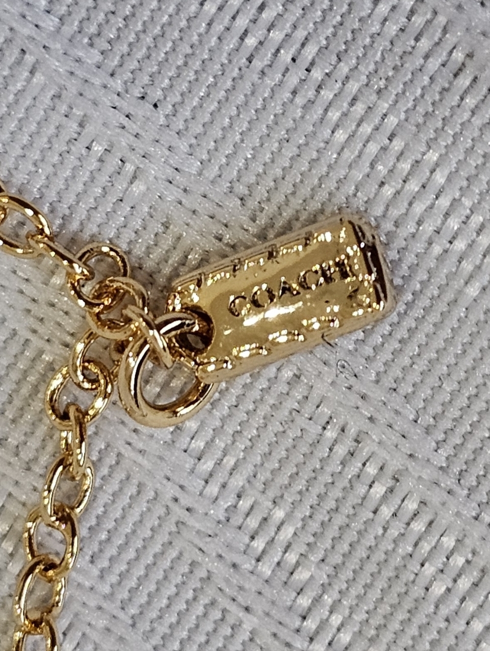 COACH Gold Heart Charm Bracelet - Picture 5 of 14